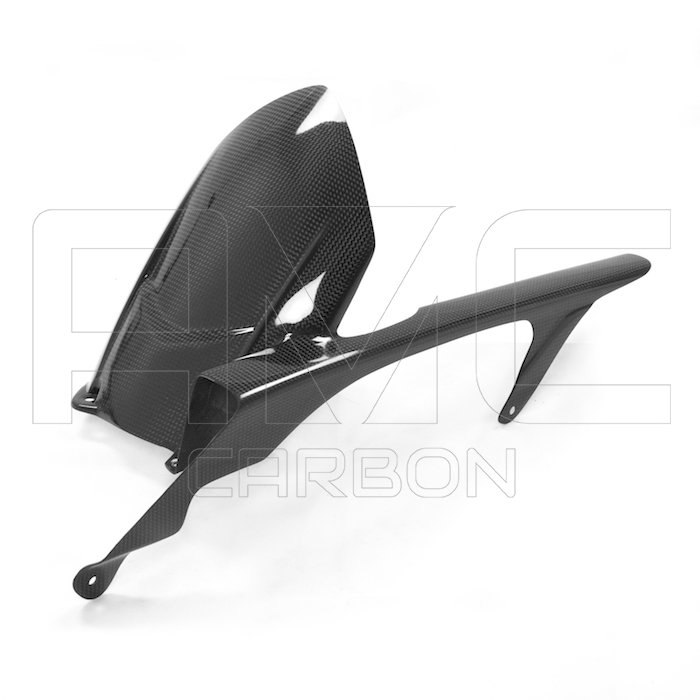 YAMAHA R1 Carbon Rear Mudguard with Chain Guard AMC Carbon
