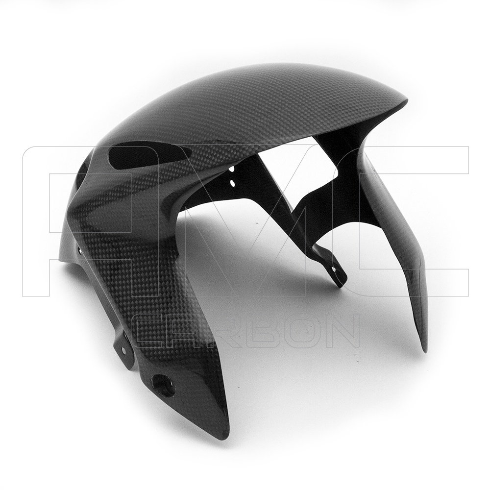 thumbnail interactive-video image 1 of Carbon Fiber Racing Front Fender – Honda CBR600RR 2007-2021 – Gloss 3K Twill Weave 1 of 2