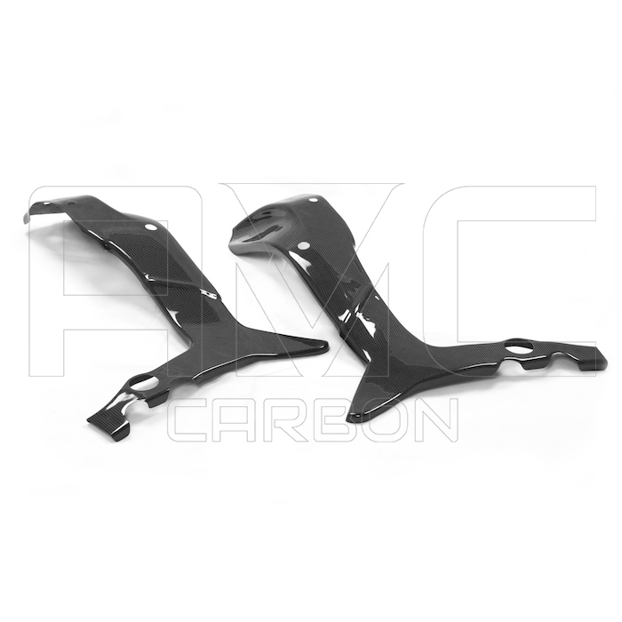 Custom Carbon Fiber Texture Seat Covers For Kawasaki Ninja ZX-6R 03-04 (Front & Rear)