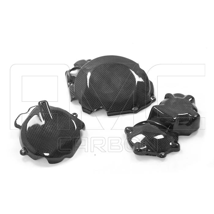 100% Carbon Fiber Engine Clutch Cover For Suzuki GSX-R1000 2005-2008 – Gloss 3K Twill, Pre-Drilled